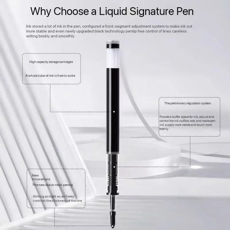 1 팩 클릭 젤 펜 0.5mm 검정/빨간색 리필 잉크 학교 사무실 쓰기 볼펜 시험 용품 편지지