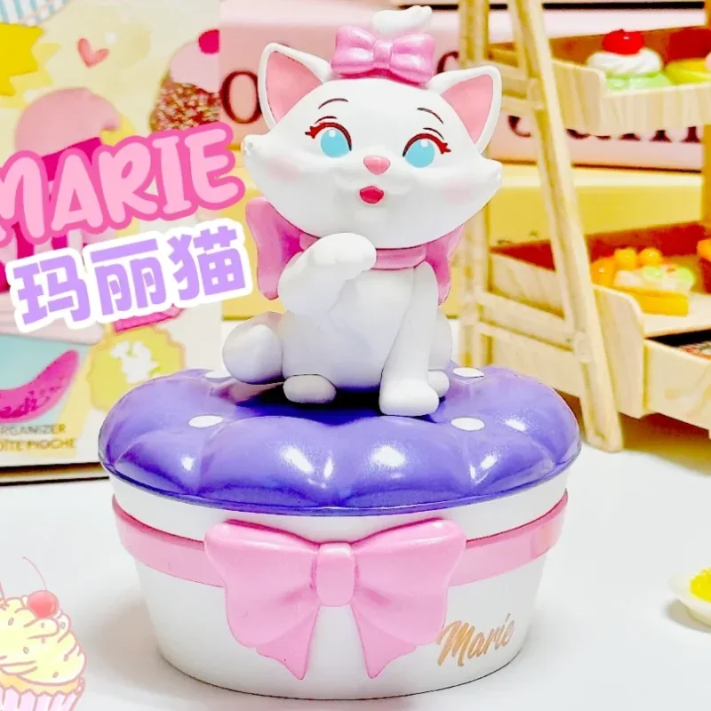 Miniso Disney Cake Storage Box Series Marie Bunny Thumper Lucifer Dumbo Pongo Anime Figure Model Desktop Collection Kawaii Toys