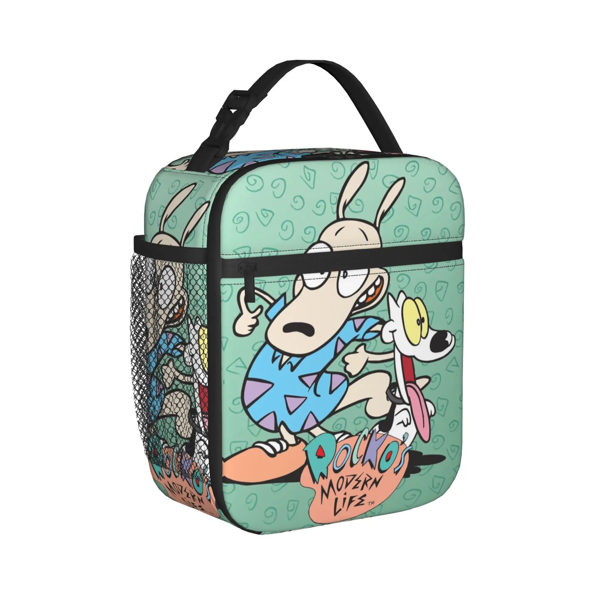 Lunch Box  Duo Rucksack Ren & Stimpy  Merch  Food Box New Arrival Thermal Cooler Bento Box For Office