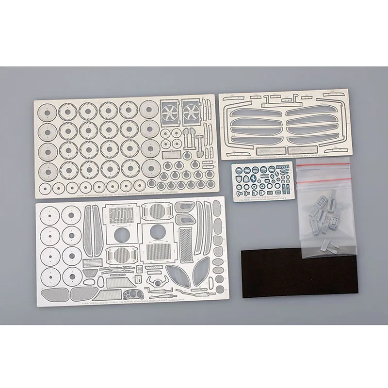 Hobby Design 1/24 Metal Assemble Model Car Modified Parts Details Upgrading Set For Tamiya Aoshima Fujimi (PE+Metal+Resin) Cars