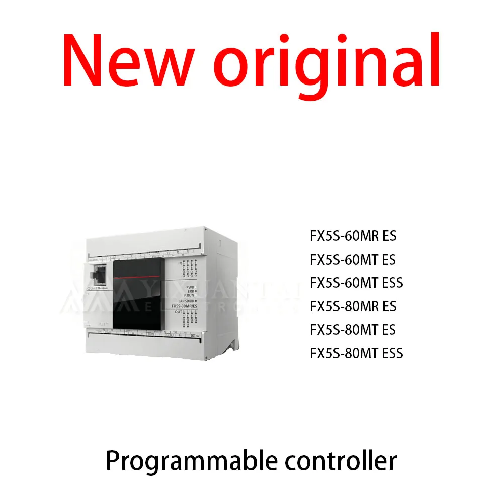 1Pcs/Lot  New original FX5S-60MR ES FX5S-60MT ES FX5S-60MT ESS FX5S-80MR ES FX5S-80MT ES FX5S-80MT ESS Programmable controller