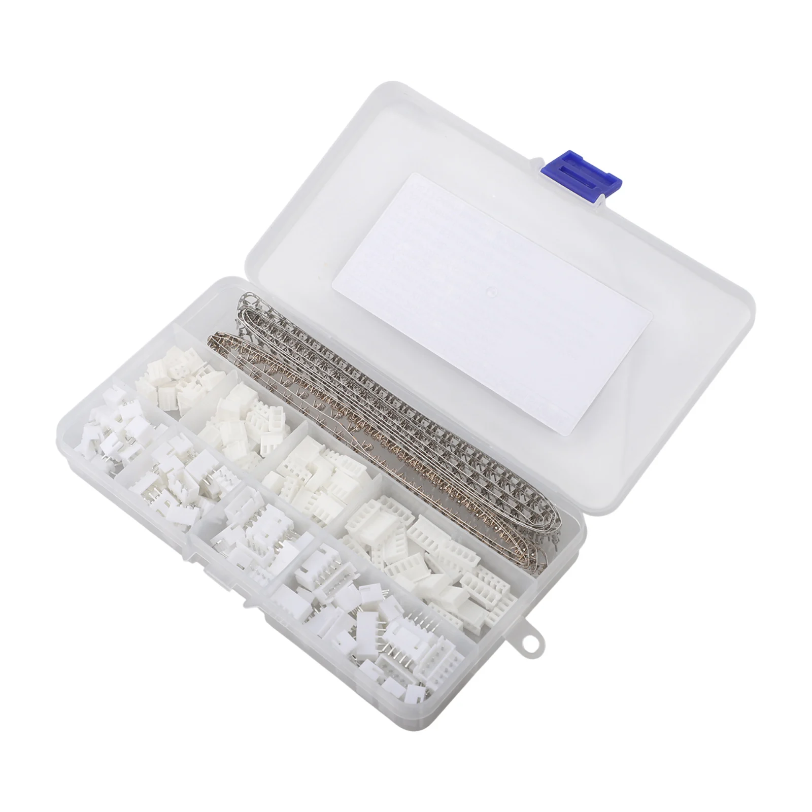 560pcs Connector Set 2.54mm Pitch Connector Antioxidant Coating Convenient Package Easy Installation Plastic Shell