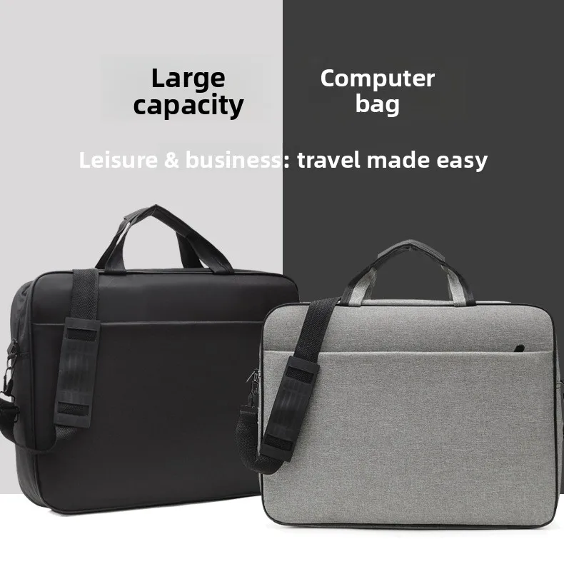 

Laptop Bag 17-inch Portable Business Shoulder Bag Crossbody 15.6-inch Bag Student Computer