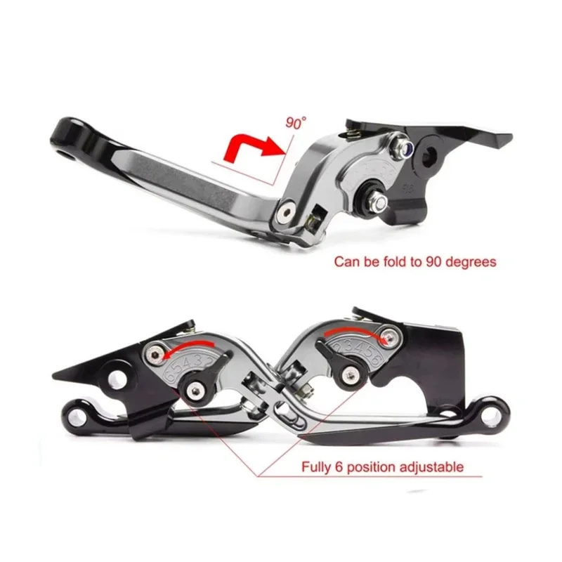 KTM 690 エンデューロ 2007-2010 690 エンデューロ R 2009-2013 950 スーパーエンデューロ/R 2006-2009 調整可能なブレーキクラッチレバーハンドバーグリップ