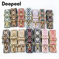 Deepeel 5cm Wide Women's Bag Shoulder Strap 80-130cm Adjustable Embroidered straps Replace Crossbody Belt for Bags Accessories