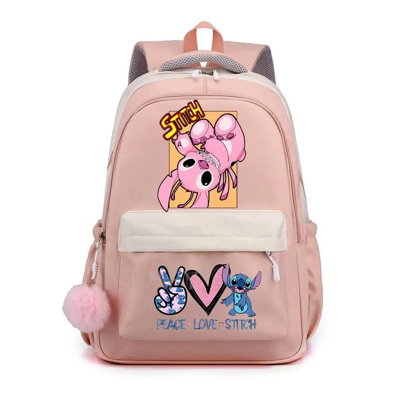 Lilo And Stitch Children School Bags Fashion Backpacks Kids Travel Rucksacks Cute Boys and Girls School Book Backpack