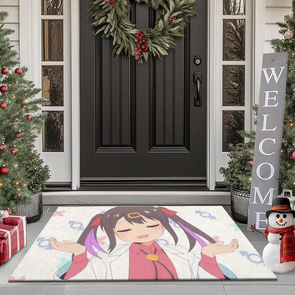 Onimai Im الآن أختك الكلمة حصيرة الفانيلا السجاد لينة الشتاء الدفء الكلمة حصيرة سميكة عدم الانزلاق لغرفة المعيشة سجادة باب المنزل