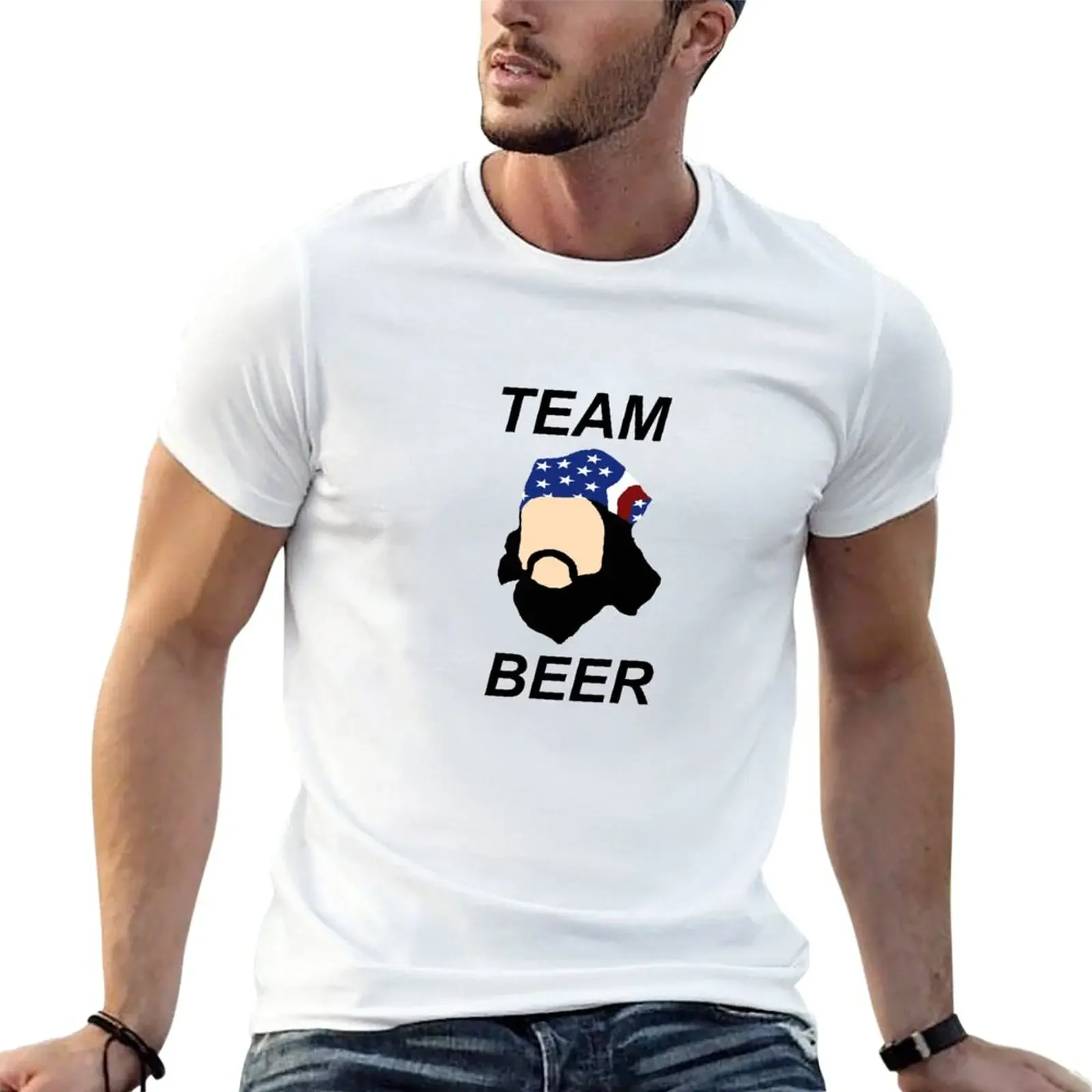TEAM BEER T-Shirt summer tops animal prinfor boys t shirts men