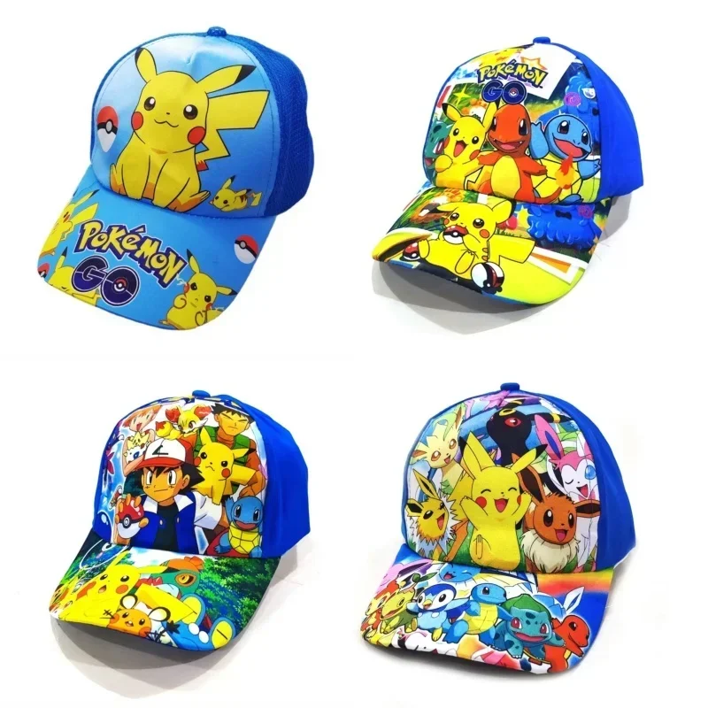 Pokemon Pikachu berretto da Baseball stampato Pet Elf Cartoon anatra lingua cappello bambini parasole cappelli sport all\'aria aperta bambini