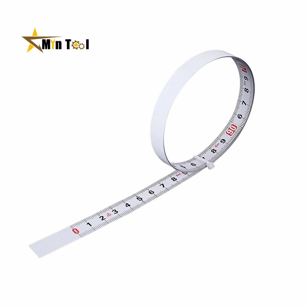 Self-Adhesive Tape Stainless Steel Workbench Ruler Adhesive Backed Tape Measure Metric Scale Rust-Proof Durable Ruler Tool