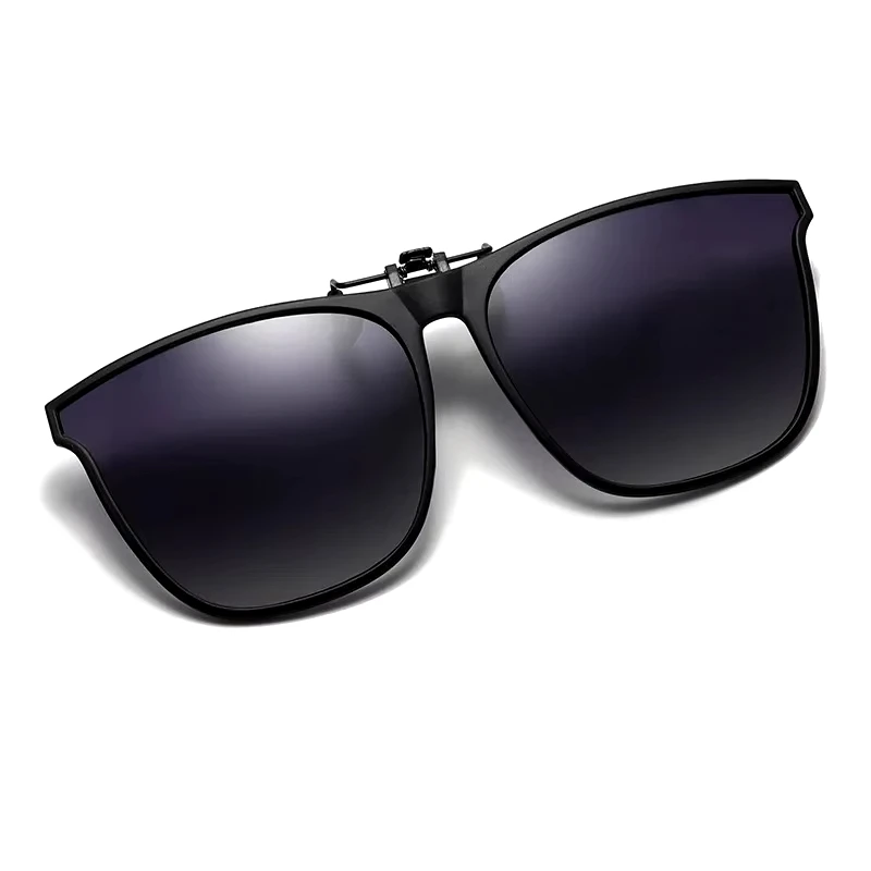 Polarized Rimless Men Clip On Sunglasse Glasses Narrow Clip-on Lenses Women Anti-glare Sunglasses UV400 Goggles New In