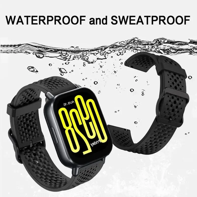 22 мм цветной спортивный силиконовый ремешок для часов для Redmi Watch 5 Active Smartwatch браслет для Redmi Watch 5 Lite аксессуары для браслетов