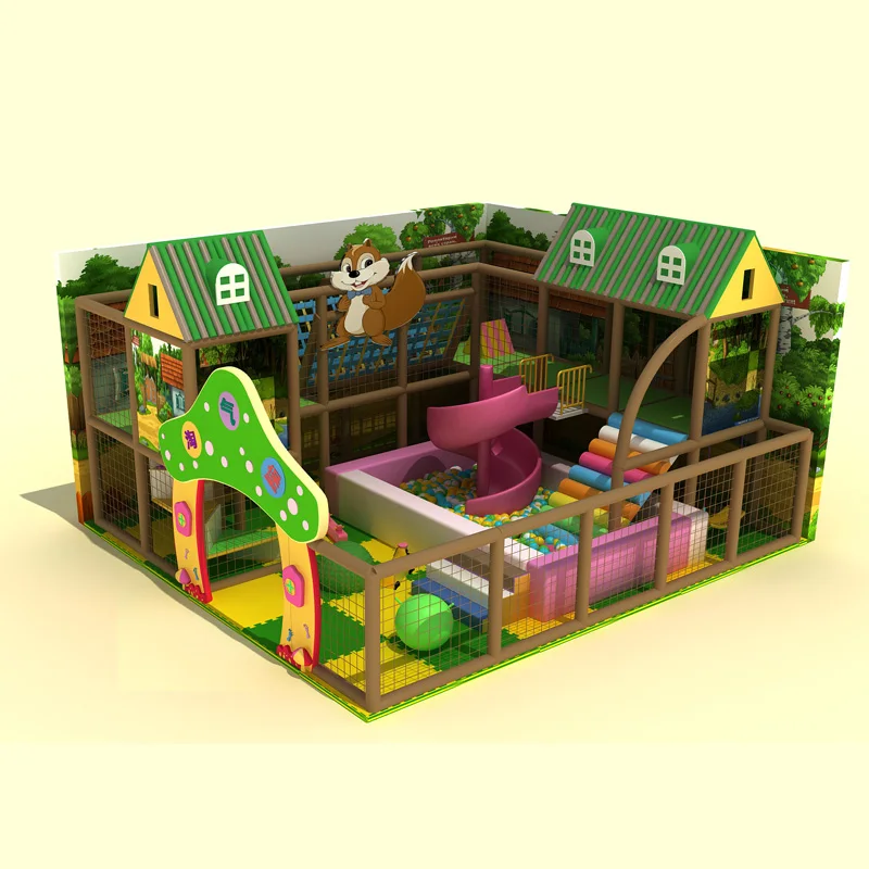 Custom Indoor Playground Set Ball Pools Trampoline Park Naughty Castle Soft Play Area Toddler Kids' Toys