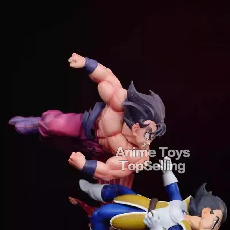 23cm/9.05in 애니메이션 드래곤 볼 Z 그림 Goku Vs Vegeta 그림 Goku 그림 PVC Vegeta Collectible Model Toys Gifts