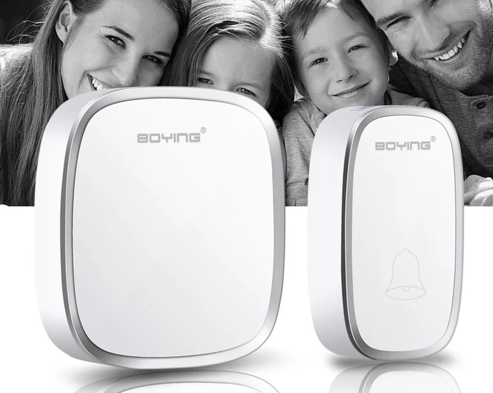 Intelligent Wireless Doorbell Home Welcome Doorbell Waterproof 300m Remote Smart Door Bell Chime EU UK US Plug Optional