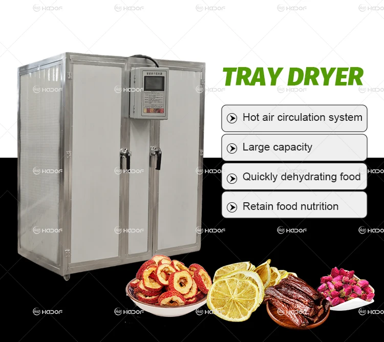 Commercial Food Drying Machine 24 Trays Large Capacity Dehydrator for Vegetables Fruits Meat with