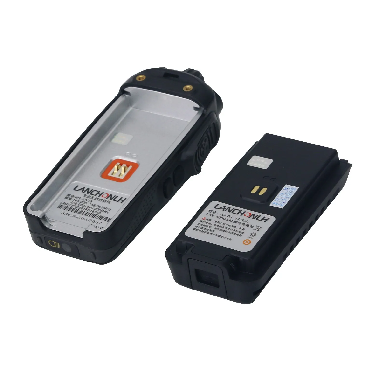 HG-UV79UV 10W 5KM Bluetooth Walkie Talkie VHF UHF Radio Transceptor de mano con banda de aviación
