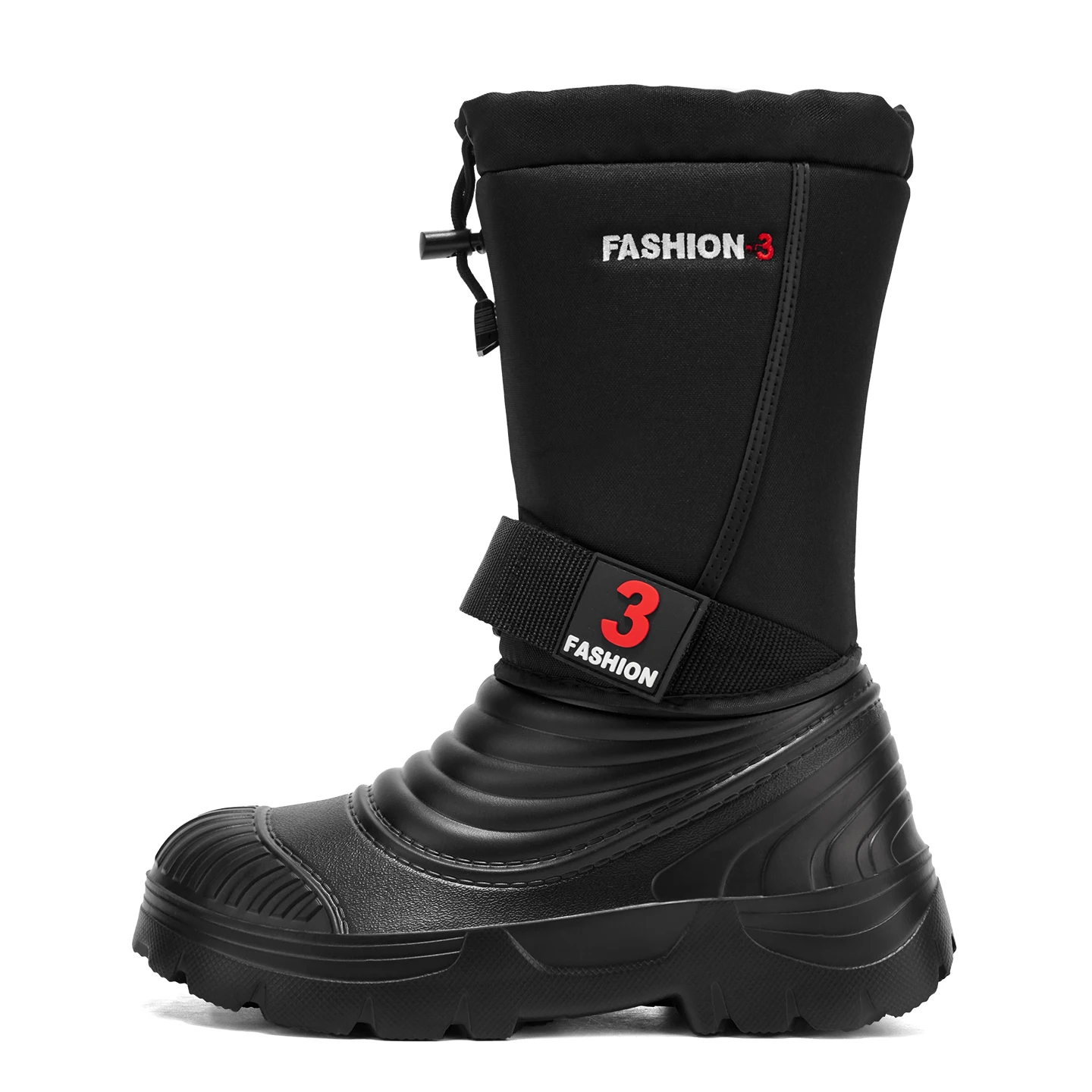 Mens High Top Snow Boots Waterproof Rainforest Boot Plus Big Size 49 50 51 Lightweight Plush Warm Shoes Snowboots Botines Hombre