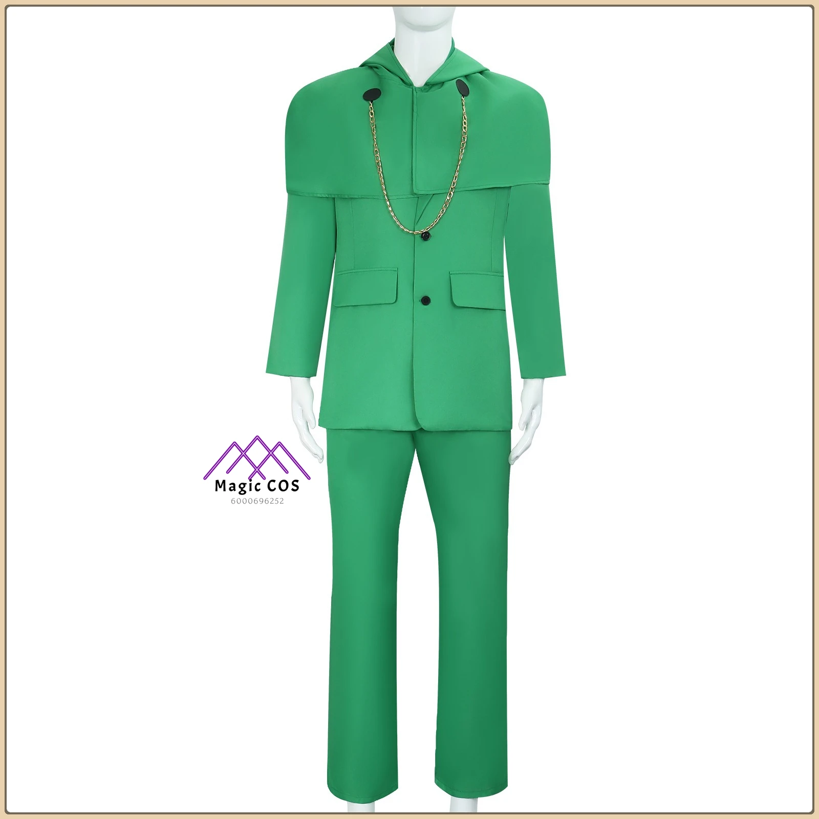 

Hot Movie Character Doctor Cosplay Complete Set Green Suit Uniform Wig Full Accessories Full Set High Quality Anime Clothes