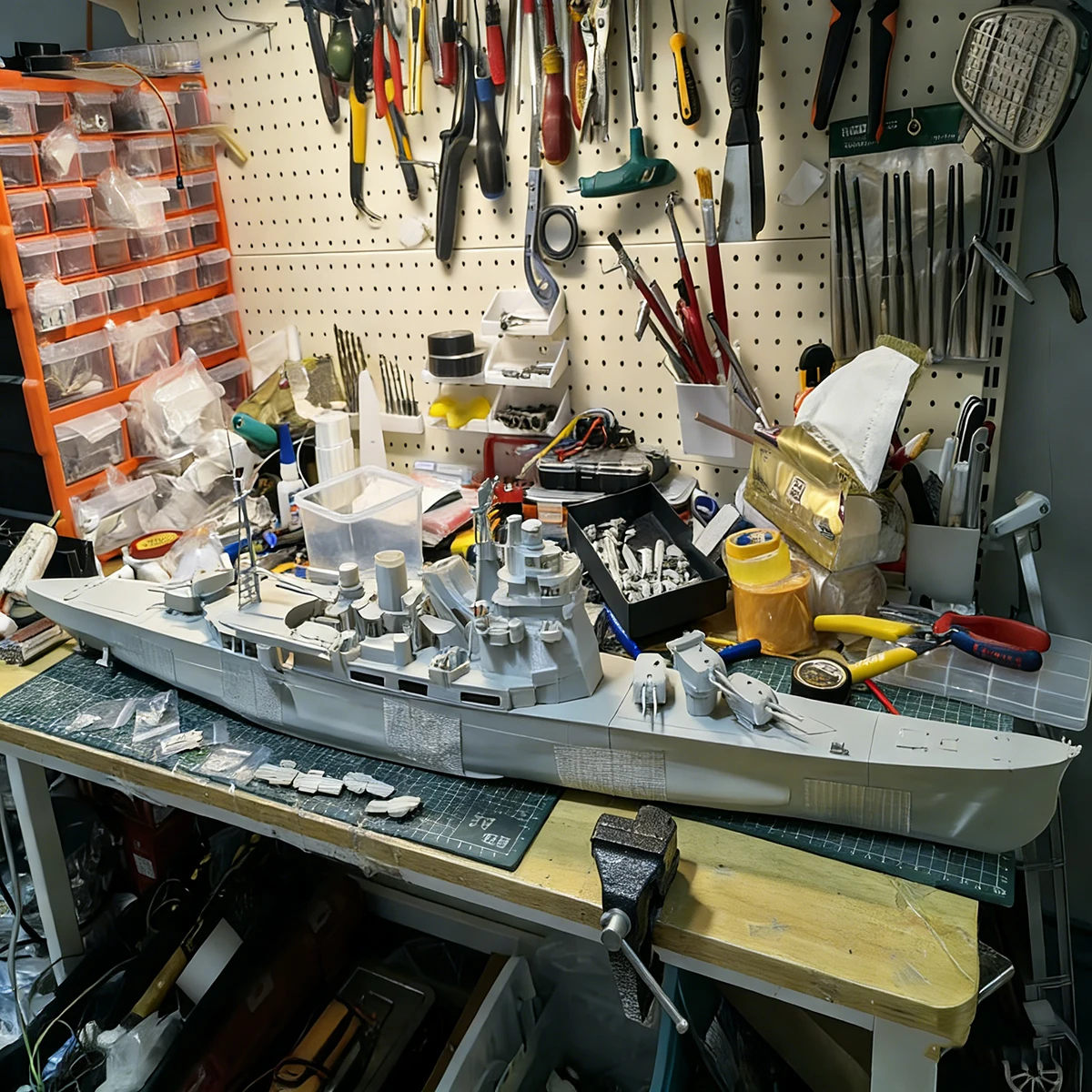 1/200 RC 배 100cm 타카오 중순양함 원격 조종 보트 상세한 부품이 풍부한 RC 모델 배 장난감 전함 모델