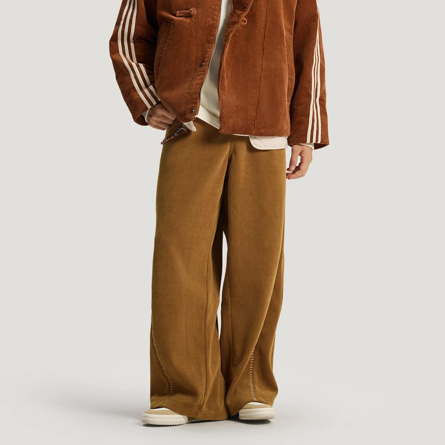 

Adidas genuine clover men's knitted New Year's style daily pants KT0682