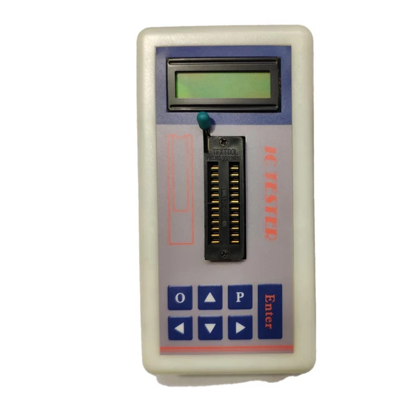 1Set Professional Integrated Circuit Online Maintenance Digital LED Transistor IC Tester (A)