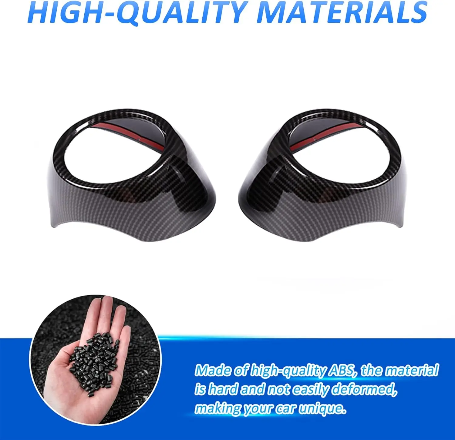 Carbon Fiber Cover For Subaru BRZ Toyota GR86 2021 2022 2023 2024 LHD Sticker Accessories Car Air Conditioner Outlet Vent Trim