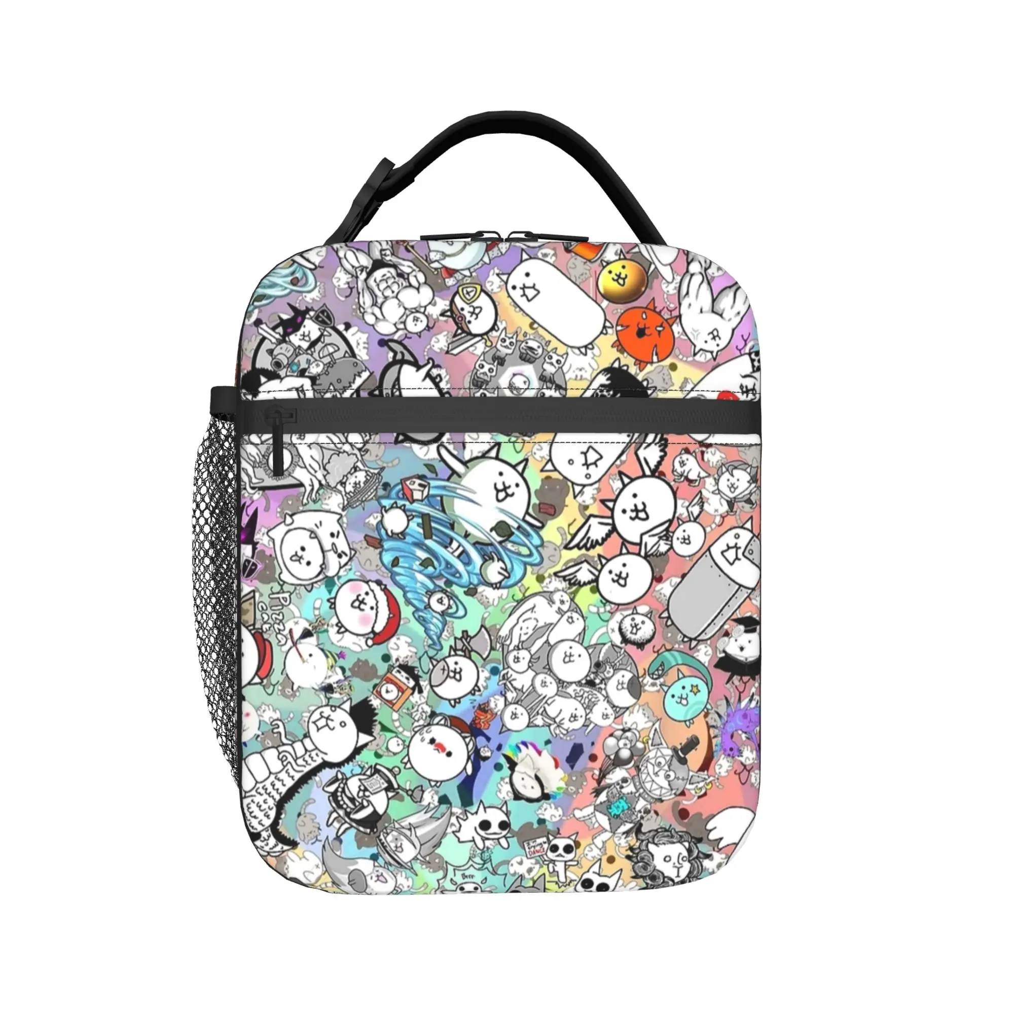 The B-Battle C-Cats Insulated Lunch Bags Thermal Bag Reusable,Lunch Container  Leakproof Tote Lunch Box for Men Women College