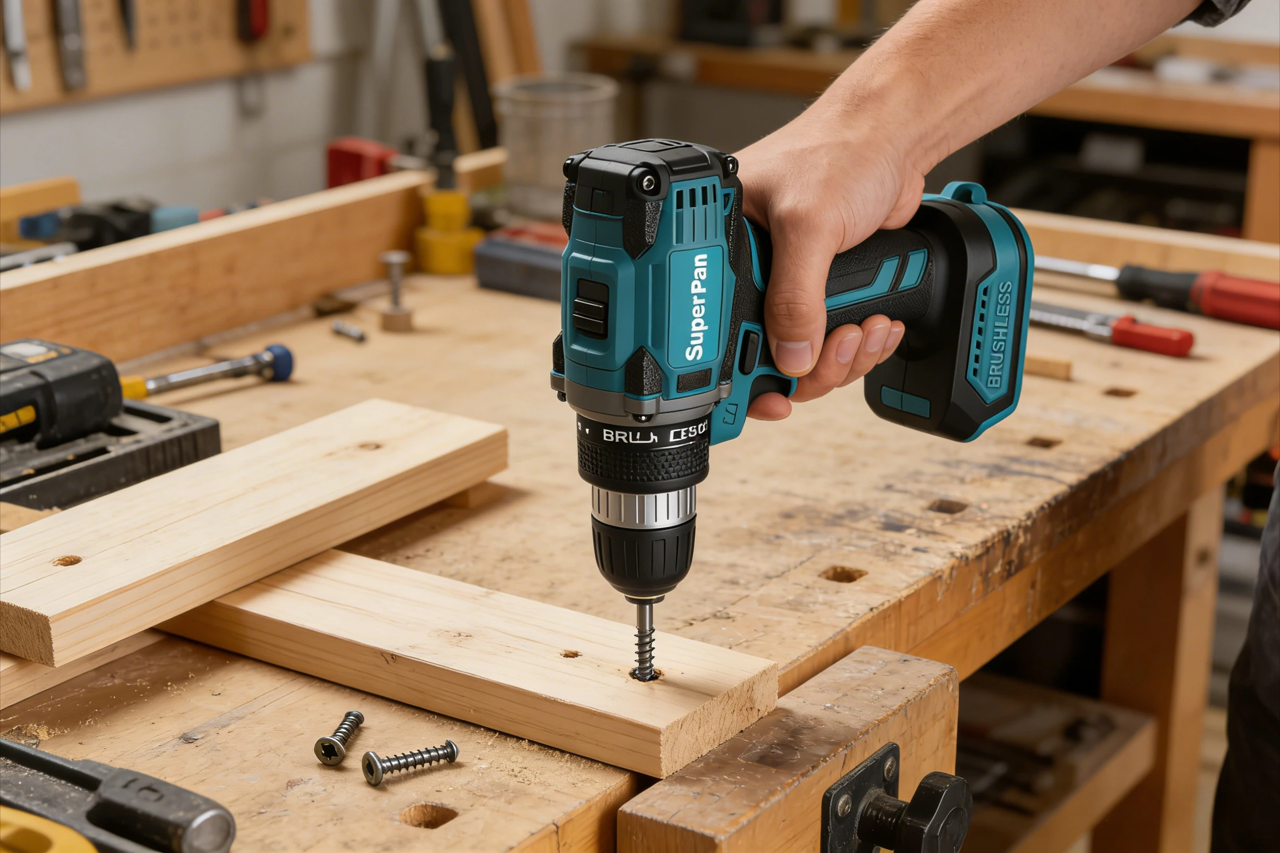 Multi functional electric screwdriver for industrial maintenance for Makita Battery pin (excluding battery and power adapter)