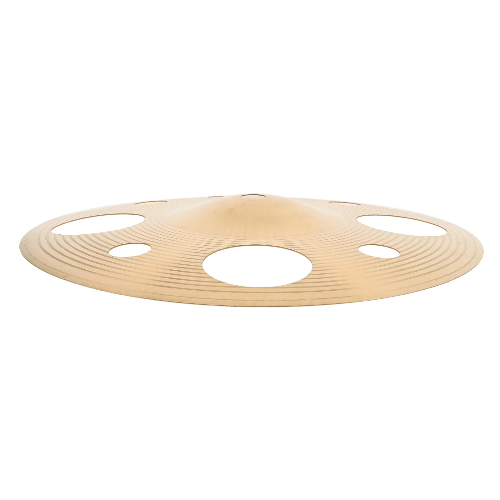 

Alloy Drum Cymbal 10 Inch Perforated Unique Design Enhanced Sound Penetration Stage Performance Stack Cymbal Drum Accessories