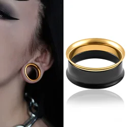 Doearko 2pcs Stainless Steel Peak Ear Plugs Tunnels Gauges Expanders Unique Piercing Body Jewelry Earring