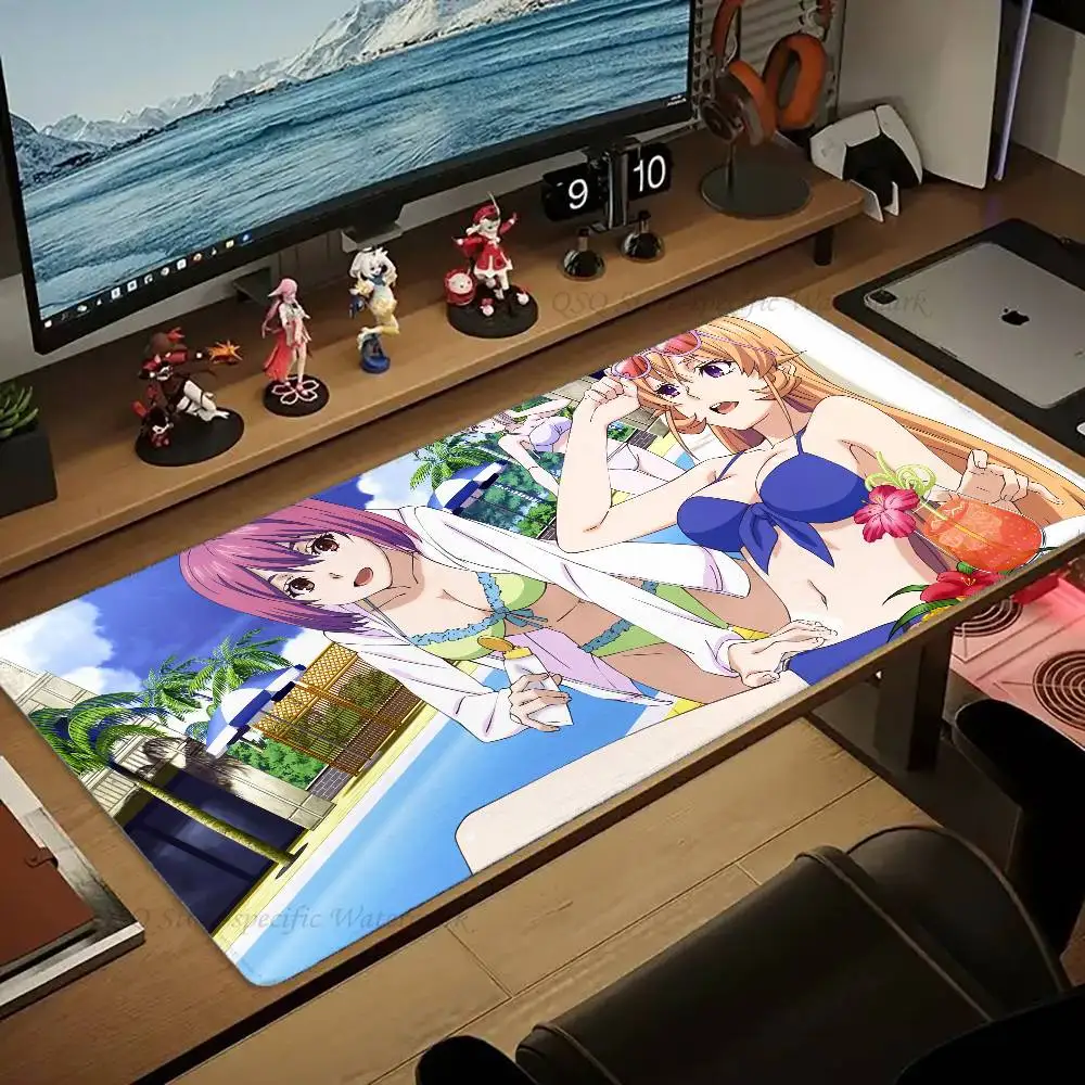 Nakiri Erina Manga Food Wars Shokugeki No Mousepad Non-slip Suitable For Office Computers Laptops E-sports Game Desk Mats XXL