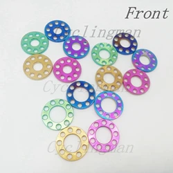 Titanium Ti Washer M6 M8 M10 Spacer Nine Hole Gaskets for Motorcycle Car