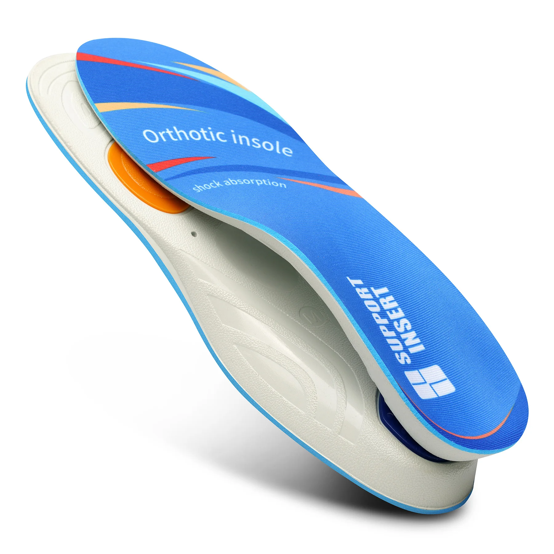 Professional Orthotic Insoles - Ideal for Flat Feet and Runners: Superior Arch Support and Pain Relief