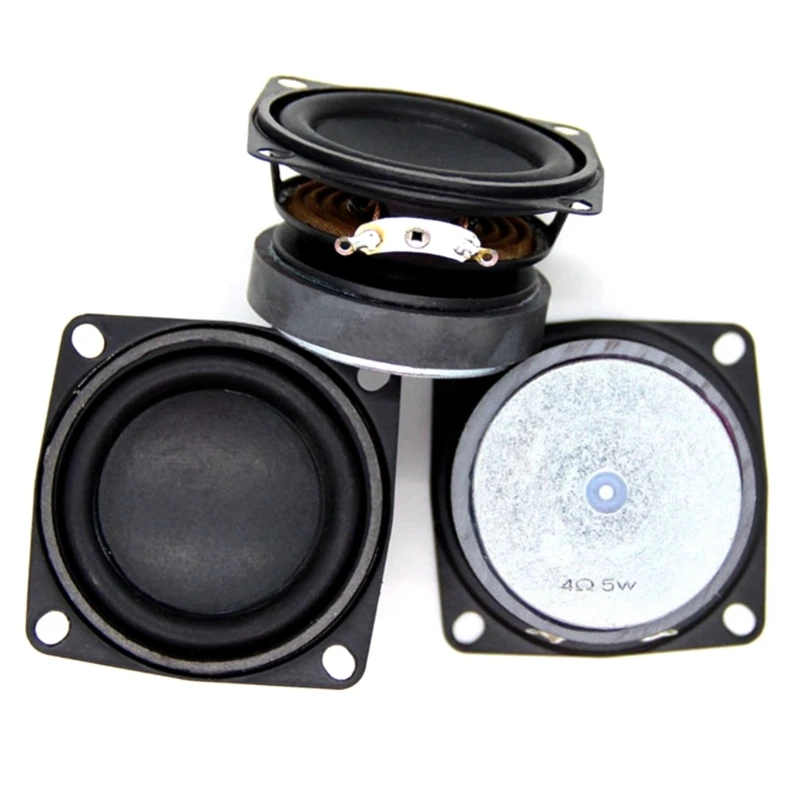 DIY Sound Speaker 53MM Mini Speaker for DIY Projects 53mm 4Ohm 5W Portable Speaker 2inch 5W for Full-Ranges Multimedias