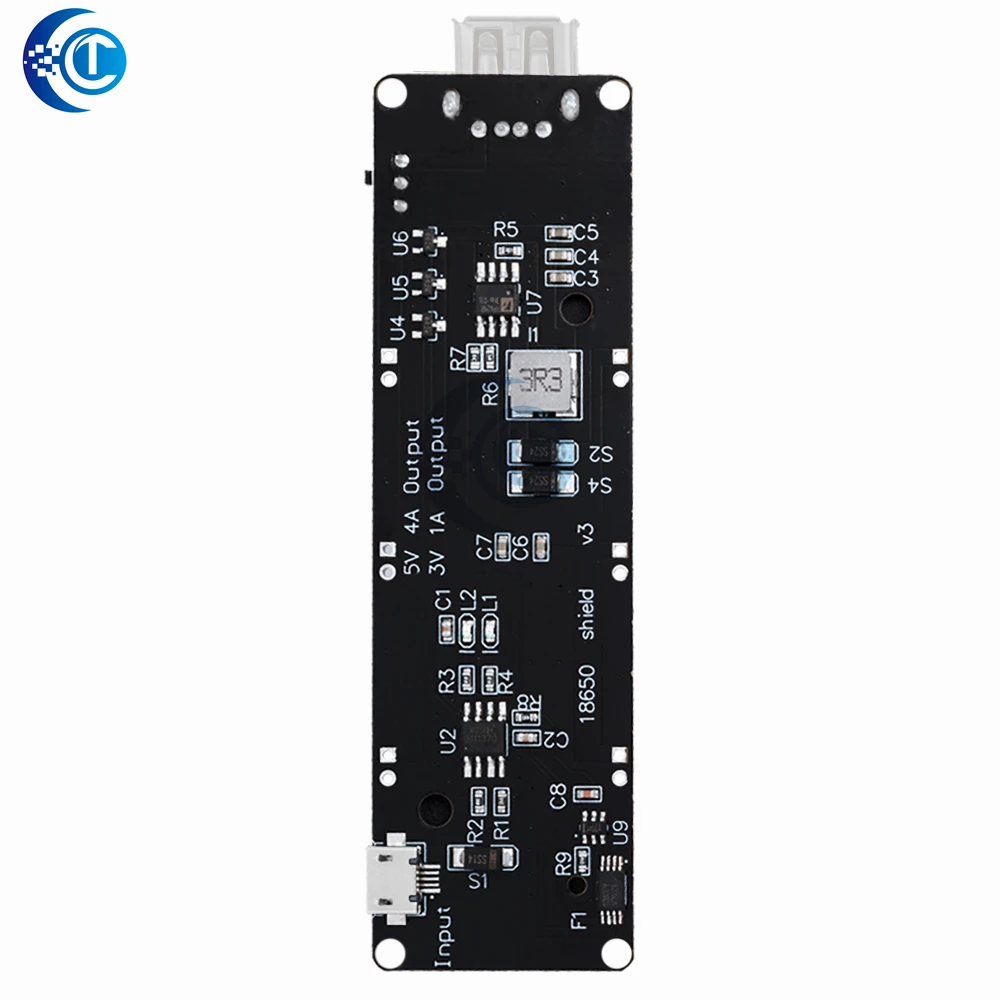 3V/1A 5V/3A Power Expansion Module: 18650 Lithium Shield V8 Micro USB – for Arduino/ESP32/ESP8266 Compatible