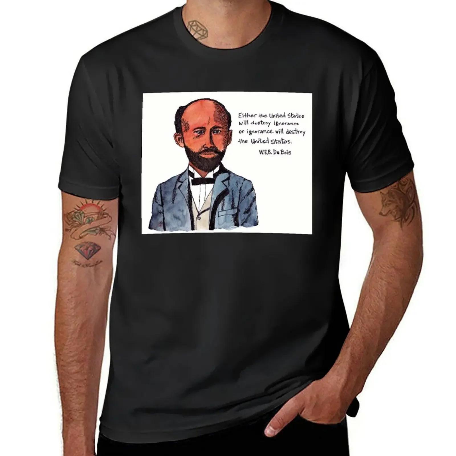 W.E.B. DuBois - Civil Rights Pioneer T-Shirt anime clothes valentines boutique clothes Clothing blue archive men t shirt