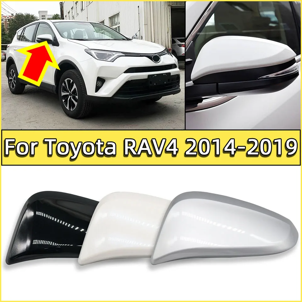 Auto Parts Rearview Mirror Cover Shell Cap Housing For Toyota Rav4 2014 2015 2016 2017 2018 2019 High Quality Painted