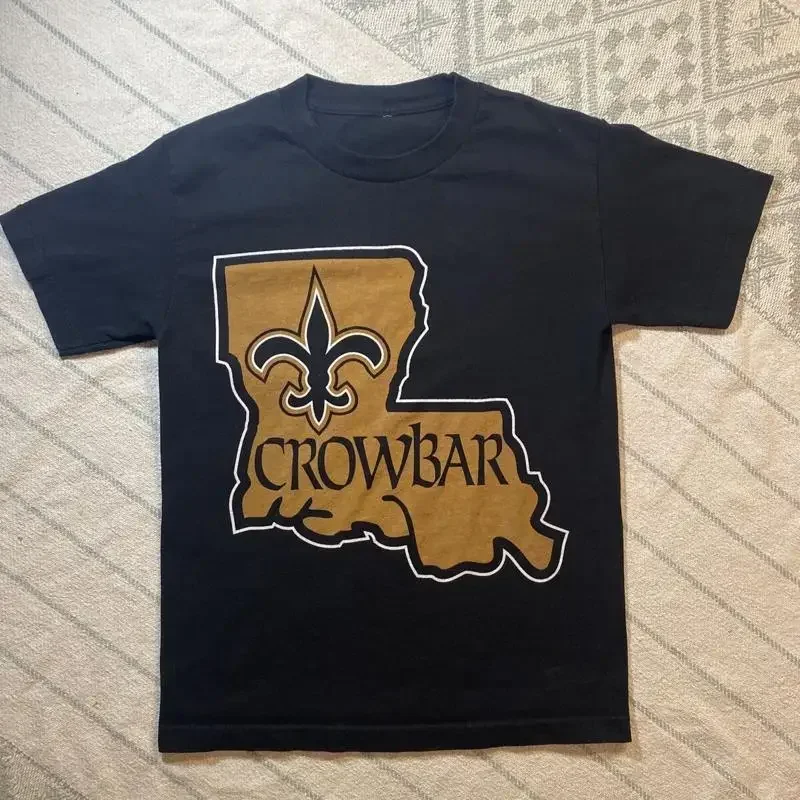 Sale Vtg Crowbar Sludge Metal Band Cotton Black Full Size T Shirt
