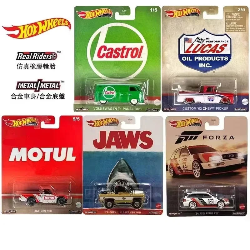 New Genuine Hot Wheels Entertainment Pop Culture Oil Set Topgun Pors Rs Shark Alloy Car Vanquish 007 2000gt Toy Boy Cool Gifts