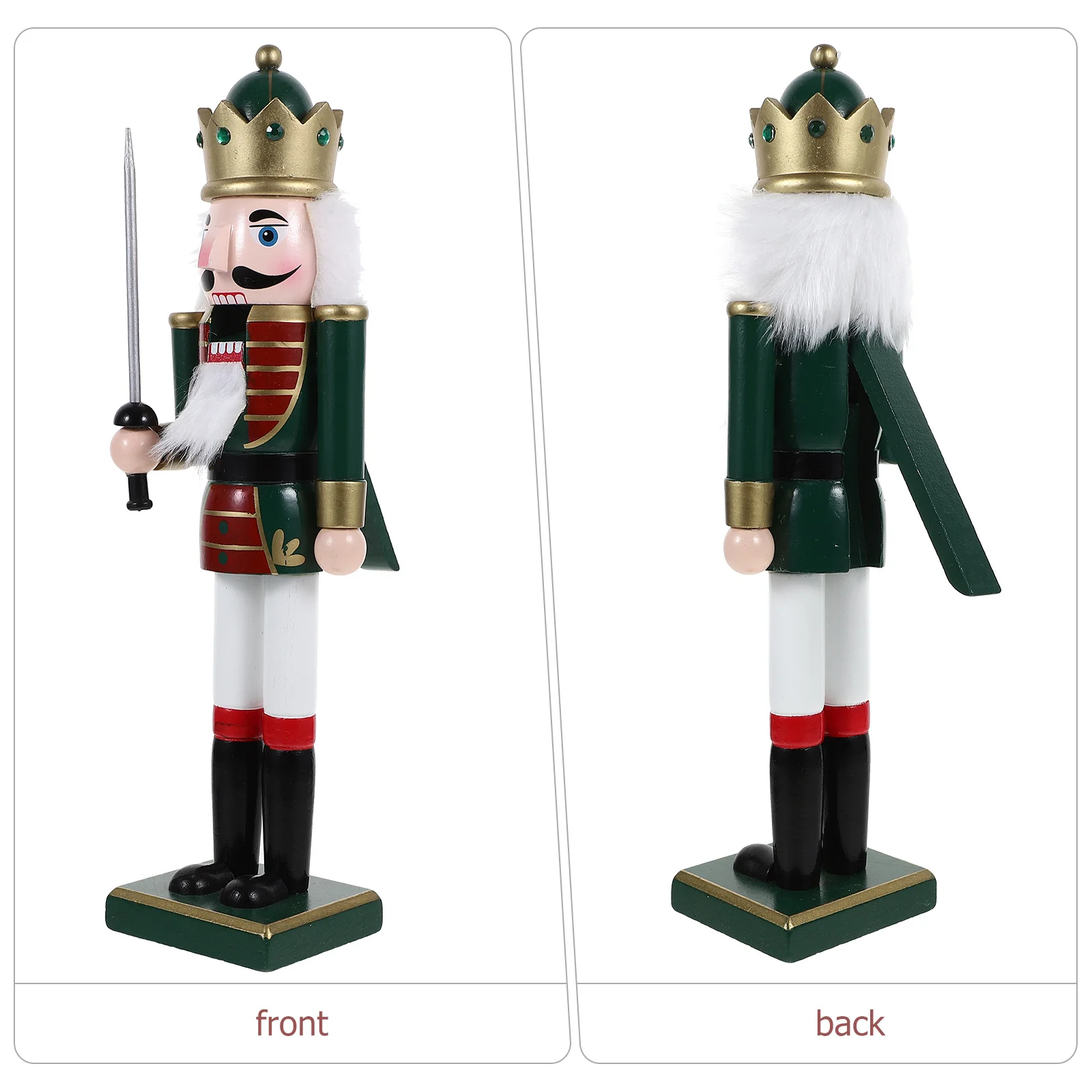 

Sturdy Christmas Nutcracker Figure Creative Lovely Decoration Perfect Bedroom Living Room Festival Gifts