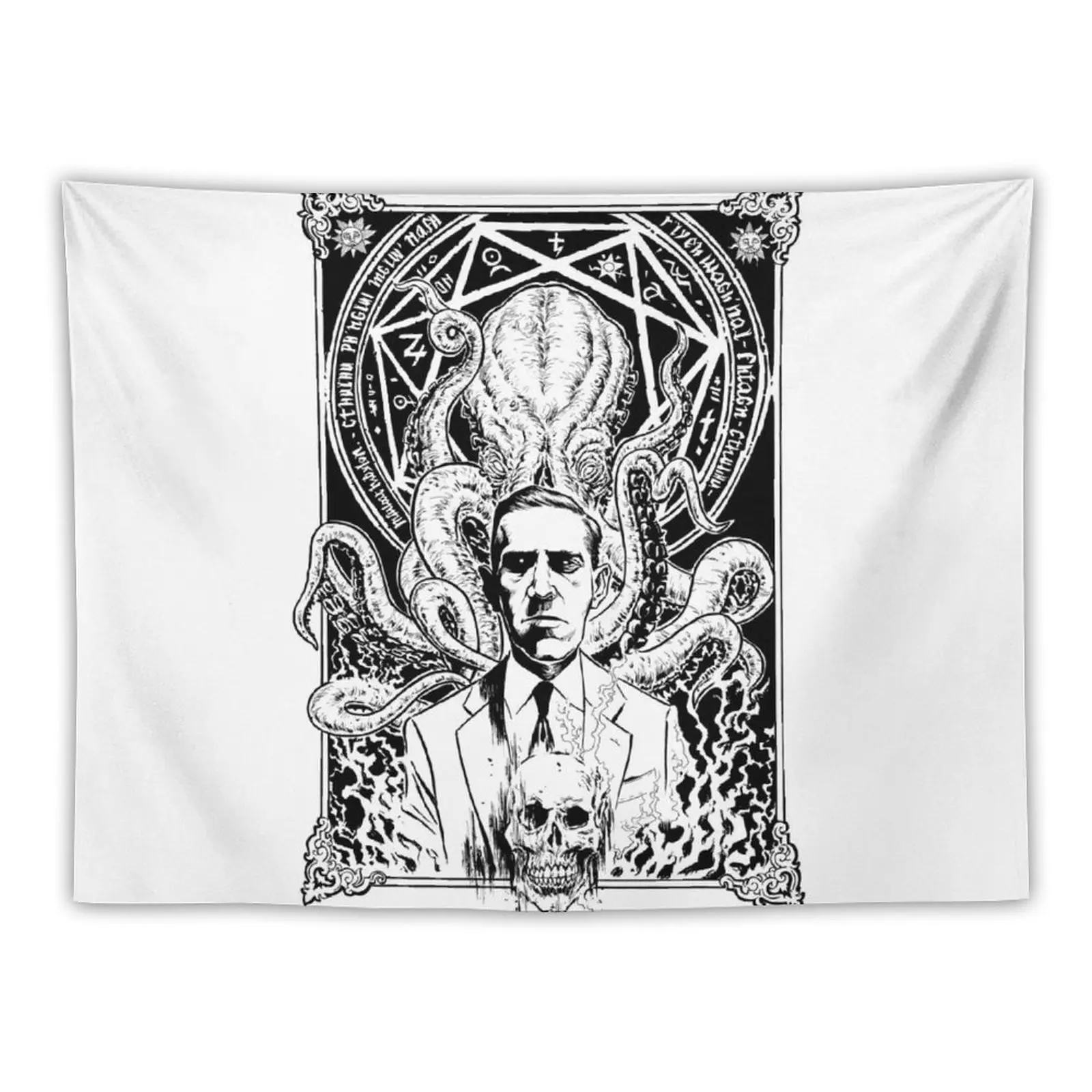 

Lovecraft and Cthulhu Tapestry Decorative Wall Wall Coverings Room Aesthetic Decor Home Decorations Tapestry