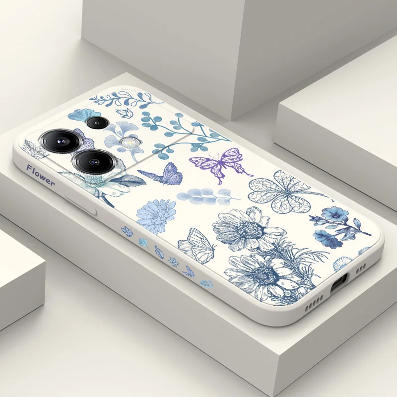 

Butterfly Dance Phone Case For Xiaomi Poco F7 X7 X6 F6 M6 M5 M5S F5 X5 F4 X4 M4 F3 M3 X3 Pro 4G 5G GT Silicone Cover