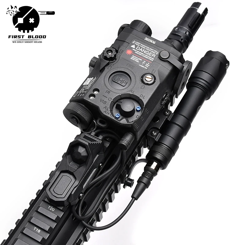 Tactical PEQ15 PEQ UHP Surefire M300 M600 Red Green Blue Laser Nylon Flashlight LED Strobe AXON Dual Pressure Switch Accessories