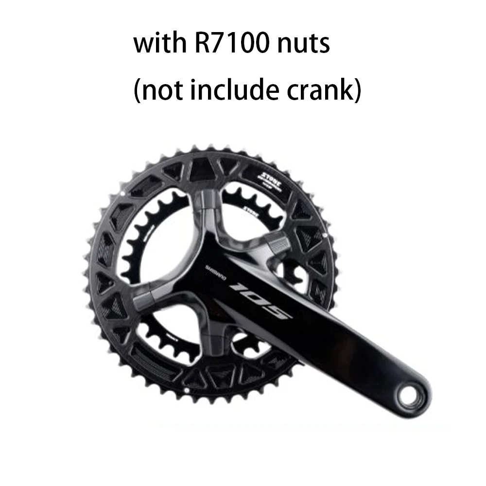 68T STONE チェーンリング レッド Sram 6700 5700 シマノ ラウンドチェーンリング 130BCD Stone パーツ