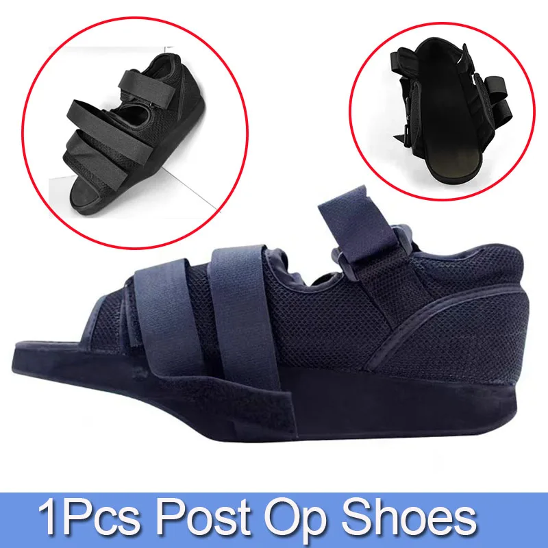 Adjustable Post Toe Surgery Shoes-Reduce Pressure Forefoot Offloading Healing Foot Splint -For Foot Injuries Sprained Broken