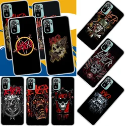 Custodia per telefono Slayer Heavy Metal Rock Band per Xiaomi Redmi Note 13 Pro Plus 5G Cover 12 12C 10X 10C 10A 9 10 9T 9C 9A 8A 8 7A 7 6A