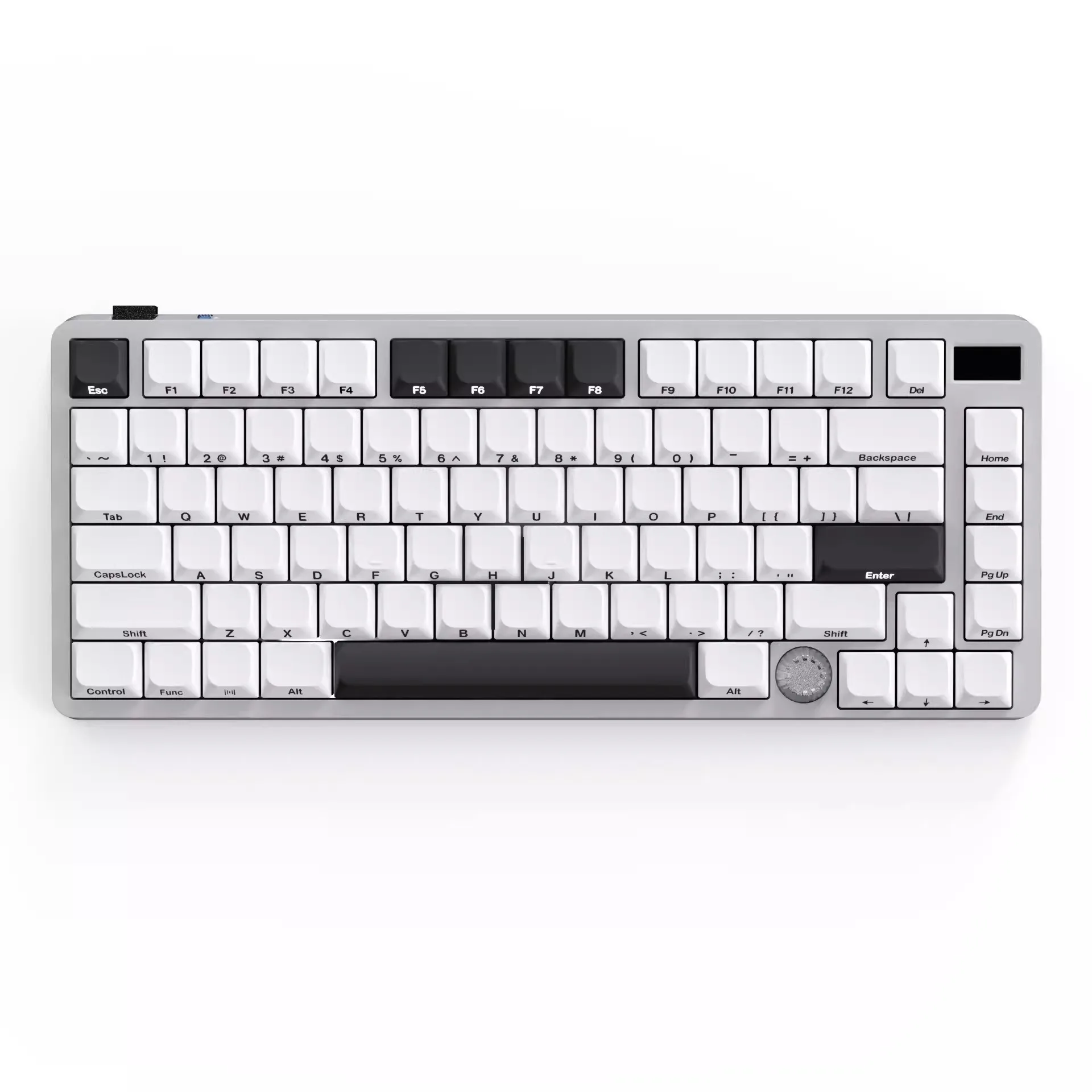 Imagem -03 - Pbt Low Profile Keycaps Lados Dys Subbed Side Impresso Key Caps Cor Clássica Minimal Branco Preto Retro Cinza Gradiente Conjunto