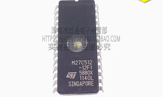 5PCS M27C512-12F1 CDIP18 100% New original Chipset IC Electronic Component SMD