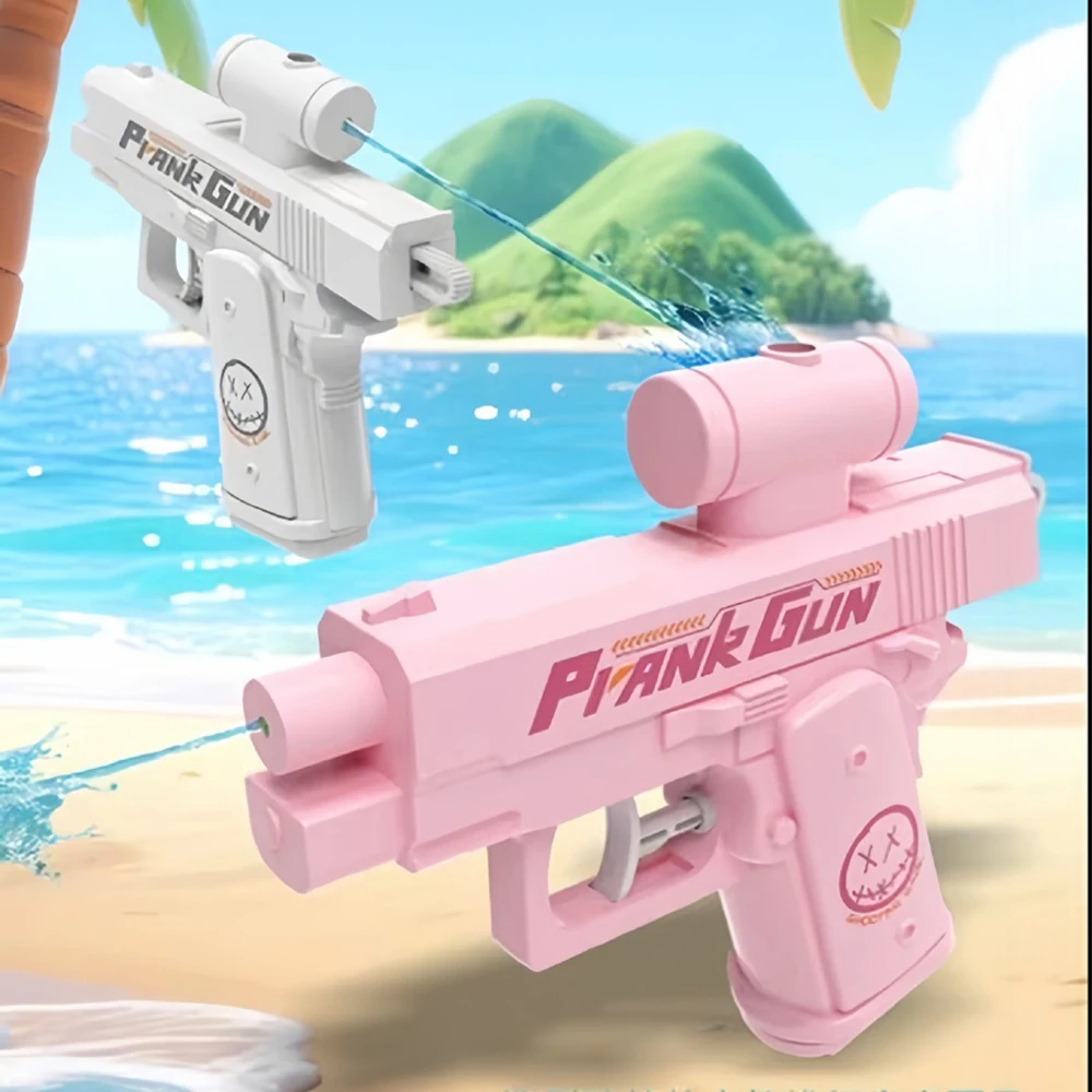 Pistola de água dupla face he chenguang estilo brincadeira spray reverso brinquedo de batalha para diversão ao ar livre-practical piada equipamento de luta de água